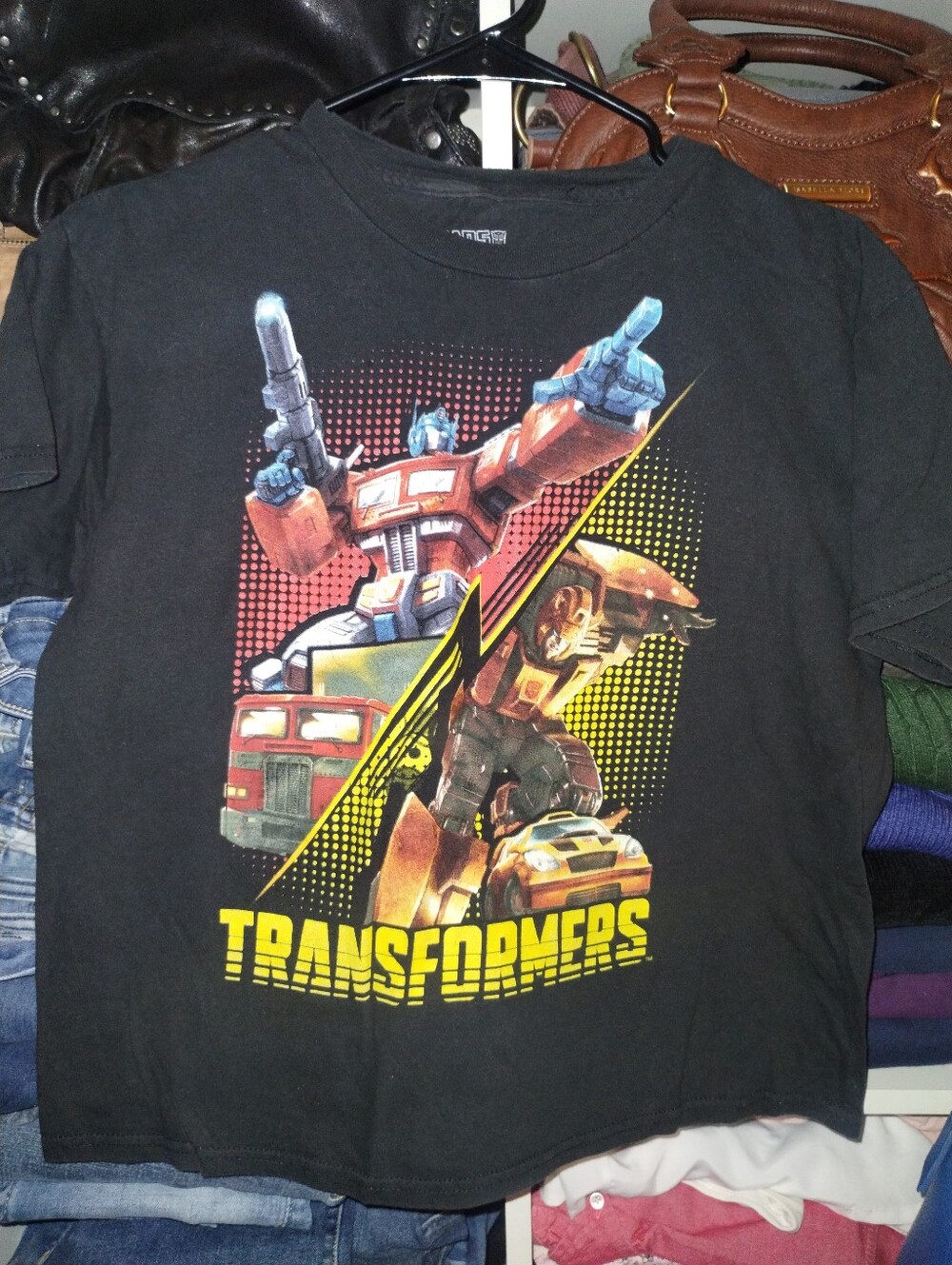 Transformers Baby Tee Xs Cute Fit Or ( Kids XL 14-16 Size)